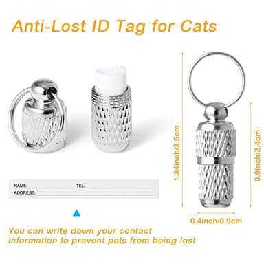 12 Pack Reflective-Breakaway Cat Collars with Bells,Safety Buckle Kitten Collar, with Name Tag, Adjustable,Ideal for Girl Cats Male Cats,Pet Supplies,Stuff,Accessories(12 Colors & 2 ID Tags) - Image 4