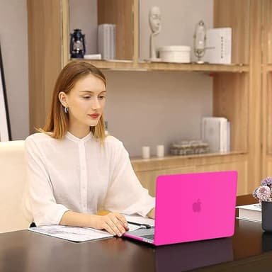 MOSISO Compatible with MacBook Pro 13 inch Case M2 2025, 2024, 2023, 2022-2016 A2338 M1 A2251 A2289 A2159 A1989 A1708 A1706, Plastic Hard Shell&Keyboard Cover&Screen Film&Storage Bag, Bright Rose - Image 6