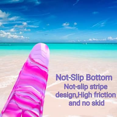 Swimming Training Fins,Kids Swim Fins,Comfortable Swimming Flippers Suitable for Children,Beginners,Girls,Boys,Adults (M, RedPinkPurple) - Image 6