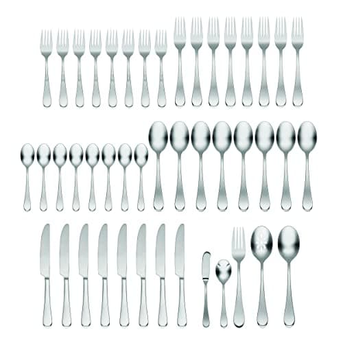 Oneida H326045Al20 Satin Icarus 45 Piece Everyday Flatware Set, Service For 8 - Image 1