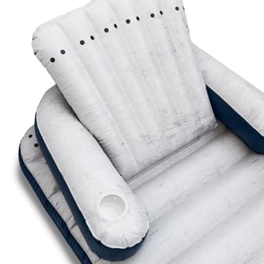 Corona Adirondack Pool Chair Float - Back, Leg, & Arm Rests, and Cup Holder - Pool Floating Chair for Adults - Image 2