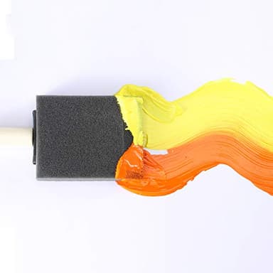 Bates- Foam Paint Brushes, 2 Inch, 16 Pack, Sponge Brushes, Sponge Paint Brush, Foam Brushes for Painting, Foam Brushes for Staining, Paint Sponges, Foam Brushes for Mod Podge Brushes - Image 8