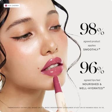 Nature Republic HONEY MELTING LIP (08 DARK CHERRY CHOUX) SOFT LIP STICK, Hydrating Gloss, Moisturizing balms, Sheer tint, Shine & Nude, Glowy Finish, korean make up - Image 2