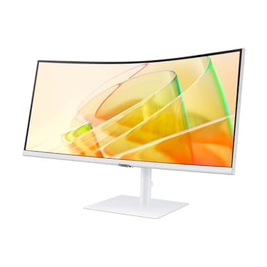 SAMSUNG 34” ViewFinity (S65TC) Series Ultra-WQHD 1000R Curved Computer Monitor, HDR10, 100Hz, AMD FreeSync, Thunderbolt 4, Height Adjustable Stand, Built-in Speakers, Eye Care, LS34C650TANXGO, 2024 - Image 12