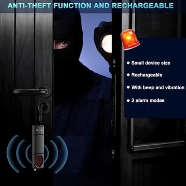 QEBAJI Hidden Camera Detectors, Spy Camera Finder, Portable Hidden Bug and Camera Detector, 5 Levels Sensitivity 6 Modes, Wireless Rechargeable for Home, Car, Hotel, Travel, 1 Pack, Full - Image 5