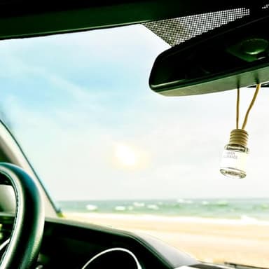 Urban Naturals Car Air Freshener Diffuser 1 Pack - Ocean Mist & Sea Salt Scent, 45+ Days Long Lasting Fragrance, Made in USA, Glass & Wood, Hanging Design + Vent Cip, Easy to Use - Image 8