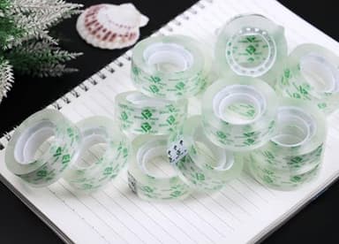 BOMEI PACK 48 Rolls Crystal Clear Transparent Tape, Stationery Tape Refills Rolls for Dispenser, 3/4 in x 1000 in,1 inch Core, Gift Wrapping Tape for Office, School and Home - Image 4