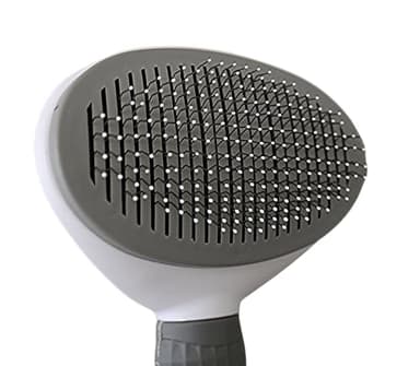Pet Grooming Brush For Cats & Dogs Self-Cleaning Slicker Brush Hair Removal Comb Gentle De-shedding Grooming Tool - Image 7
