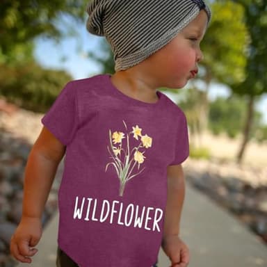 Raising A Wildflower Shirt Mom Toddler Matching Tshirt Mommy and Me Matching Tee Mother Daughter Son Mama Mini Outfit - Image 3