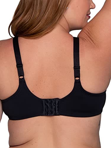 Vanity Fair womens Full Figure Beauty Back Smoothing Bra, Underwire - Black, 38DD US - Image 5