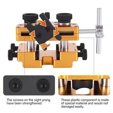 W WIREGEAR Sight Tool with Heavy-Duty Construction and Rotatable Sight Prong, Sight Adjustment Tool Sight Removal Tool - Image 4