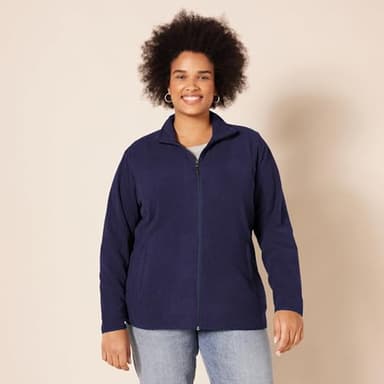 Amazon Essentials Women's Classic-Fit Full-Zip Polar Soft Fleece Jacket (Available in Plus Size), Navy, X-Small - Image 6