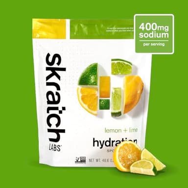 Skratch Labs Hydration Powder | Sport Drink Mix | Electrolytes Powder for Exercise, Endurance, and Performance | Lemon + Lime | 60 Servings | Non-GMO, Vegan, Kosher - Image 3