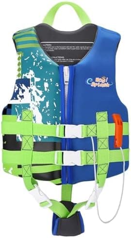 HeySplash Toddler Swim Vest, Kids Swimming Jacket Fit 30-50/50-80lbs, Child Floaties Vest wiht Safety Strap, Float Jacket for Girls/Boys on Pool,Beach,Boating, Learn to Swim Aid, M 3-6 Yrs/L 6-9 Yrs - Image 3
