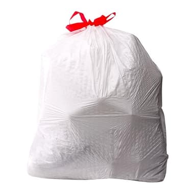 Amazon Basics 13 Gallon Flextra Strength Tall Kitchen Drawstring Trash Bags, Clean Fresh Scnet, Tear Resistant, 10% Post Consumer Recycled, 120 Count - Image 2