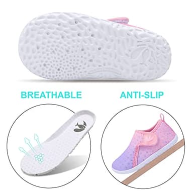 FEETCITY Baby Water Shoes Breathable Mesh Running Sneakers Beach Aqua Socks for Kids Boys Girls 12-18 Months Infant - Image 3