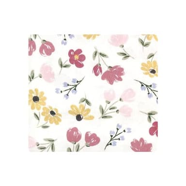 Hudson Baby Unisex Baby Cotton Flannel Receiving Blankets Bundle, Soft Painted Floral, One Size - Image 3