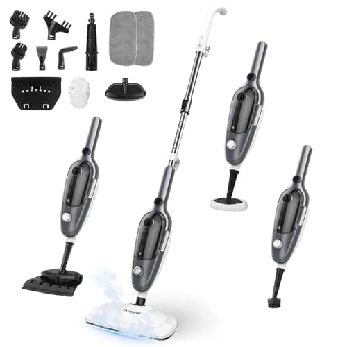 Steam Mop - All-in-one Powerful Handheld Steam Cleaner Detachable Floor Steamer with 11 Accessories, MultiPurpose Steamer for Hardwood Floors, Clothes,Windows,Tiles,Furniture,Carpet, Whole Home Use - Image 1
