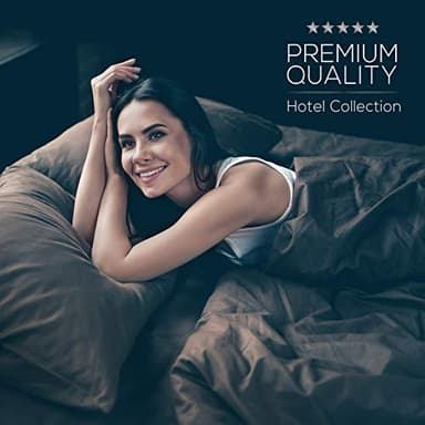 Mueller UltraTemp 6 PC Queen Sheet Set - Ultra-Soft Luxury Series, Cooling & Breathable Hotel Luxury Bed Sheets, Deep Pocket Wrinkle-Free Oeko-TEX, Dark Gray - Image 7