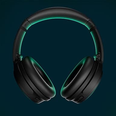 Bose QuietComfort Bluetooth Headphones, Wireless Headphones with Active Over Ear Noise Cancelling and Mic, Deep Bass, Up to 24 Hours of Playtime, Black - Image 2