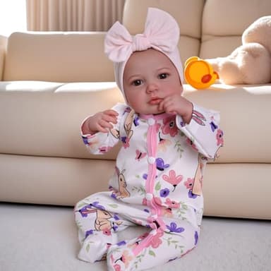 BABESIDE Reborn Baby Dolls - 20-inch Cute Soft Vinyl Realistic Baby Doll Real Life Baby Dolls with Complete Accessories Perfect for Cuddling, Playtime, and Gift Giving - Image 3