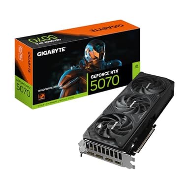 GIGABYTE GeForce RTX 5070 WINDFORCE SFF 12G Graphics Card, 12GB 256-bit GDDR7, PCIe 5.0, WINDFORCE Cooling System, GV-N5070WF3-12GD Video Card - Image 1
