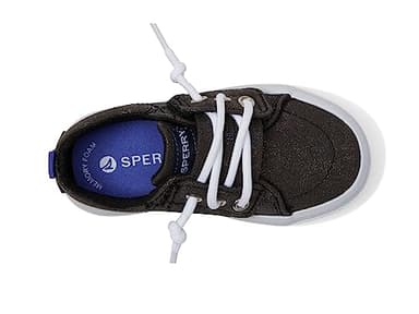 Sperry Kids Footwear Crest Vibe Jr Sneaker, Black, 11 US Unisex Little Kid - Image 2