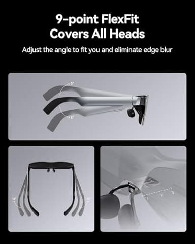 RayNeo Air 3s Pro AR/XR Glasses - 201'' 1200 Nits 120Hz HueView 2.0 Video Display Glasses, Smart Gaming Glasses for iPhone 16,15/Android/Mac/Switch 2/PS5/SteamDeck - Next-Gen Personal Theater - Image 8