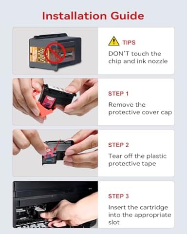 EaseFusion 245XL 246XL Combo Pack Replacement for Canon Ink 245 246 PG-245 XL PG-245XL Black Color Ink Cartridges for Canon Pixma MX490 MX492 MG2522 TR4520 TS3322 TS202 MG2500 TS3122 TR4500 Printer - Image 7