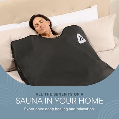 Lifepro Infrared Sauna Blanket for Detox & Relaxation – Portable Far Infrared at Home Sauna for Detox, Muscle Tension Release and Recovery – RejuvaWrap Series with Adjustable Heat Settings - Image 8