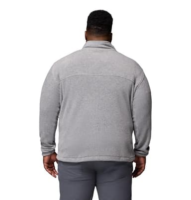 Columbia Men's Steens Mountain 2.0 Full Zip Fleece Jacket, Light Grey Heather, Medium - Image 2