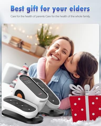 HJDFGSS Under Desk Elliptical Machine, Electric Ellipse Leg Exerciser While Sitting for Seniors Adults, Leg Ercise Pro, Leg Exerciser While Sitting, Home Use Seated Ellipse Leg Exerciser - Image 9