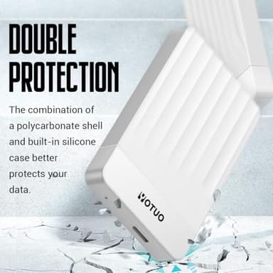 YOTUO Portable External Hard Drive Storage Expansion Mobile HDD USB 3.0 for PC, Mac, Desktop, Laptop, PS4, PS5, Xbox One X/S, Xbox 360, Xbox Series X/S, Office & Game (White, 750GB) - Image 6