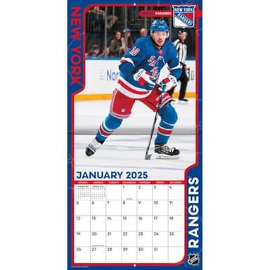 TURNER SPORTS New York Rangers 2025 Mini Wall Calendar (25998040622) - Image 4