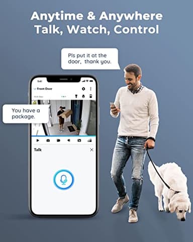 REOLINK 12MP PoE Security Camera System, 8pcs H.265 12MP Security Cameras, Person Vehicle Pet Detection, Two-Way Talk, Spotlights Color Night Vision, 16CH NVR with 4TB HDD, RLK16-1200D8-A - Image 4