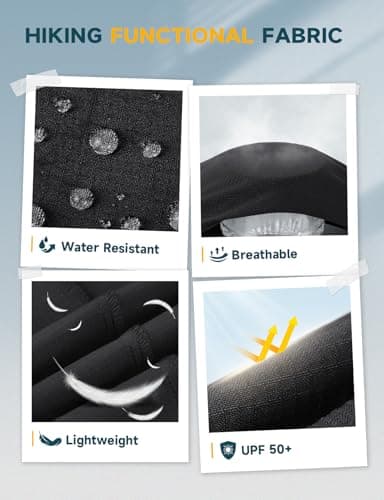 Moosehill Mens Cargo Hiking Shorts Lightweight Water Resistant for Casual Golf Work Tactical Fishing with 6 Pockets(Black, 30) - Image 7