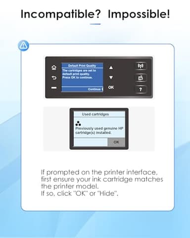 67XL Ink Cartridge Black/Color Combo Pack Replacement for HP Ink 67 67XL Printer Ink Works for HP DeskJet 2827e 2755e 2700 2855e 2800 4155e 2755 2852e Envy 6055e 6000 6455e (2 Pack) - Image 9