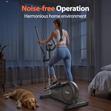 Niceday Elliptical Machine, Elliptical Trainer for Home with Hyper-Quiet Magnetic Driving System, 16 Resistance Levels, 15.5IN Stride, 400LBS Weight Capacity - Image 3