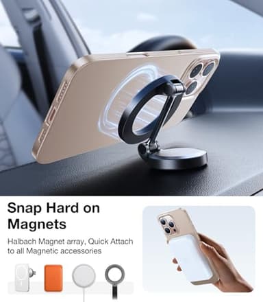 TORRAS Magnetic Slim-Fit for iPhone 16 Pro Max Case 6.9 inch, Ultra-Thin 16 ProMax Phone Case Compatible with MagSafe, Light Anti-Scratch Matte Hard PC Bayer OriginFit, Desert Titanium - Image 5