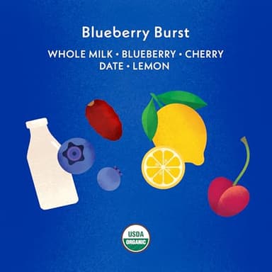 Once Upon A Farm Organic Smoothie Melts with Milk from Pasture Grazed Cows, Blueberry Burst, Non GMO, Kosher, 1 Ounces (Pack of 8) - Image 2