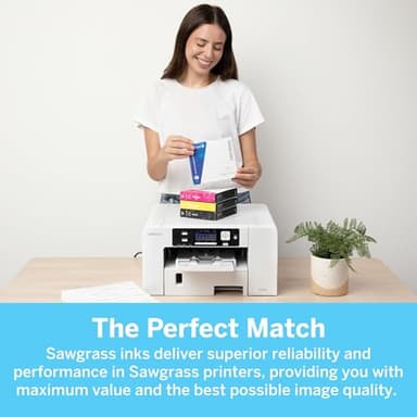Sawgrass SubliJet UHD Sublimation Ink Cartridge - Black, Cyan, Magenta, Yellow 4 Pack - High-Performance Ink for SG500 & SG1000 Sublimation Printers - Long-Lasting, High-Viscosity Gel Ink - Image 2