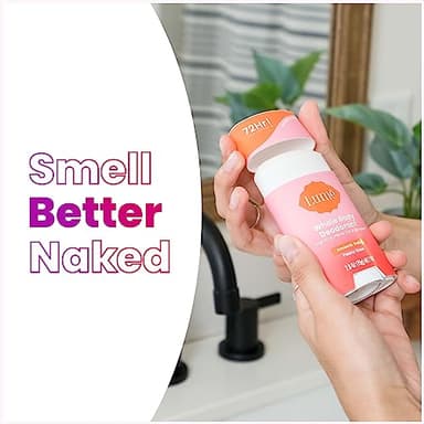 Lume Skin Care Gift Set for Women, Whole Body Deodorant Starter Pack - Smooth Solid Stick, Invisible Cream Tube, Acidified Body Wash Mini & Deodorant Wipes - Aluminum Free Odor Control (Peony Rose) - Image 8