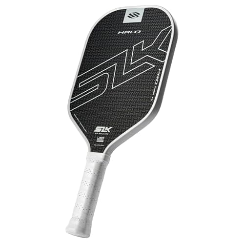 Selkirk Sport SLK Halo Pro Pickleball Paddle | Raw Carbon Fiber Pickleball Paddle with a Rev-Core Power Polymer Core | Designed for Ultimate Spin & Power | Black - Image 1