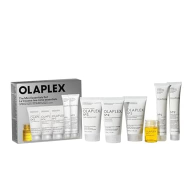 Olaplex Mini Hair Essentials Set: Bond Hair Perfector, Shampoo & Conditioner, Styler, Hair Serum, Value Set for Instant, Shiny Healthy Hair, No. 3,4,5,6,7,9 - Image 1