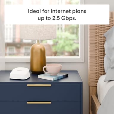 Amazon eero 7 dual-band mesh Wi-Fi 7 router (newest model) - Supports internet plans up to 2.5 Gbps, Coverage up to 6,000 sq. ft., 3-pack - Image 4