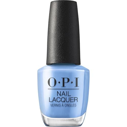 OPI Nail Lacquer Blue Them All Away | Opaque Bright Blue Crème Chip Resistant Nail Polish | Make 'Em Jelly! Collection | Summer 2025 - Image 1