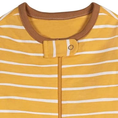 Onesies Brand Baby Boy's 4-Pack Sleep 'N Play Footies, Snack Bar, 0 Months - Image 2