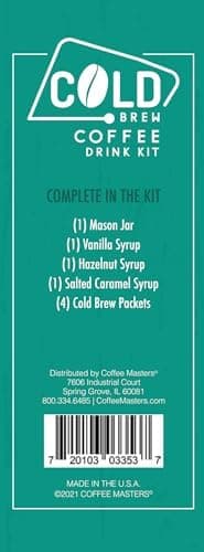 Coffee Masters Cold Brew Coffee Drink Kit - Image 6