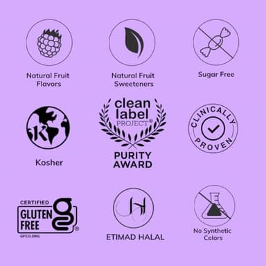 NovaFerrum Yum | Multivitamin with Iron for Infants, Toddlers & Kids | Immune Support | Ages 4 & Under | Gluten Free Certified | Sugar Free | Raspberry Grape | 120 Servings - Image 4