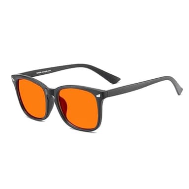 MAXJULI 99.9% Blue Light Blocking,Computer Reading/Gaming/TV/Phones Glasses for Women Men(Orange) 6001 - Image 3